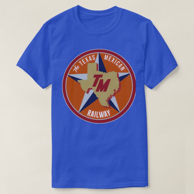 Camiseta A ferrovia do Texas Mexicano (Frente do Design)