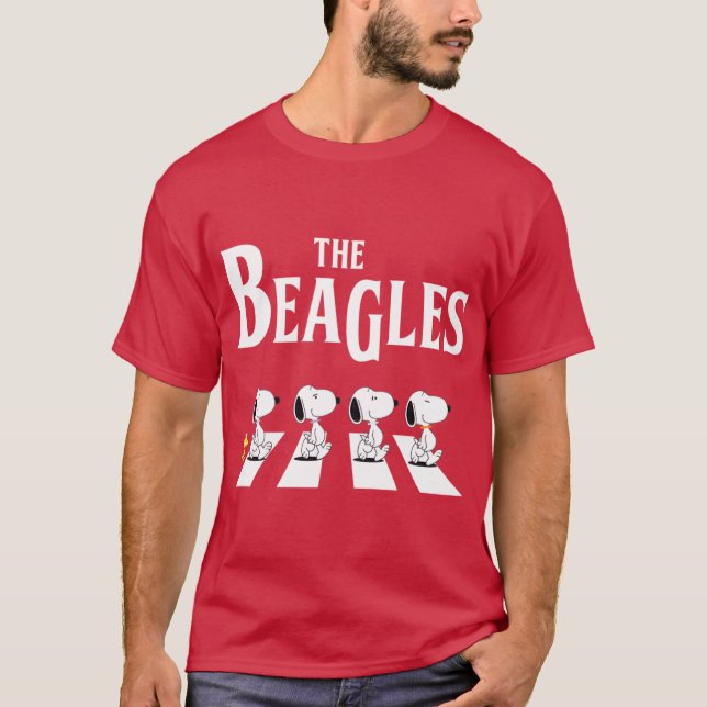 Camiseta A Festa da Abbey Road dos Beagles PRESENTE PERFEIT (Frente)