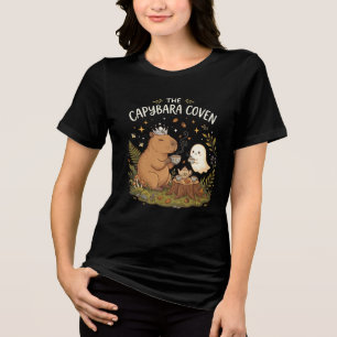 Camiseta A Festa de Chá de Fantasma Fofo do Coven do Capiva