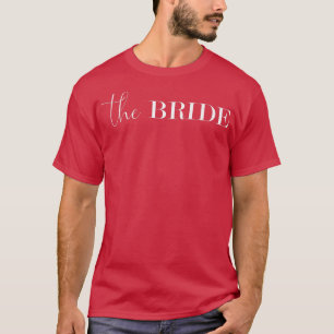 Camiseta a festa de despedida de solteira elegante e minima