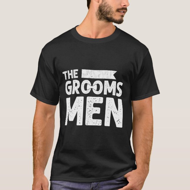 Camiseta A festa de despedida de solteiro dos padrinhos Sta (Frente)