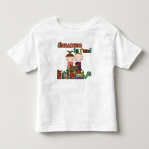 Camiseta A figura leitura da vara dos miúdos é divertimento