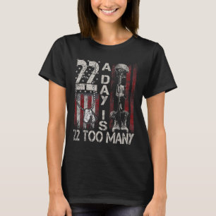 Camiseta A Fita De Sensibilização Do Suicídio Veterano Fita