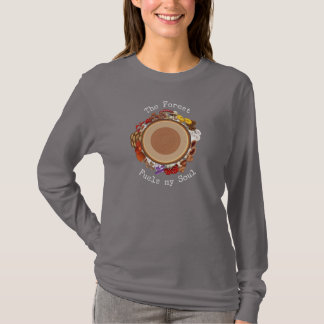 Camiseta A floresta alimenta minha alma camiseta d