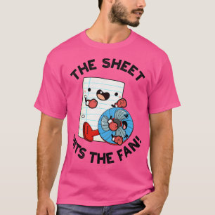 Camiseta A Folha Atinge A Frase Engraçada Do Ventilador Pun