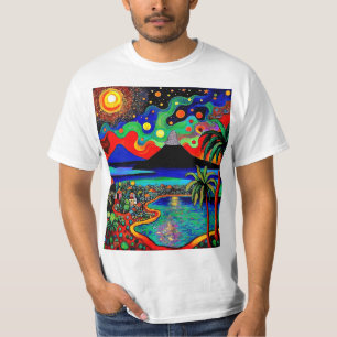 Camiseta A fonte do vulcão