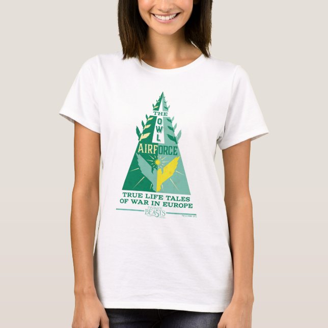 Camiseta A Força Aérea de Coruja (Frente)