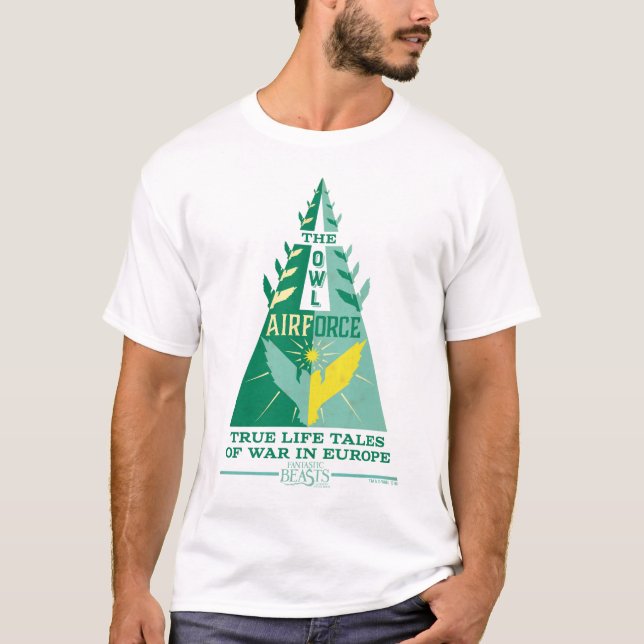 Camiseta A Força Aérea de Coruja (Frente)