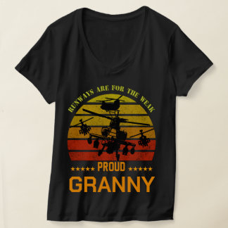 Camiseta A Força Aérea Orgulhosa Nana Mimi Passa Pela Fraca