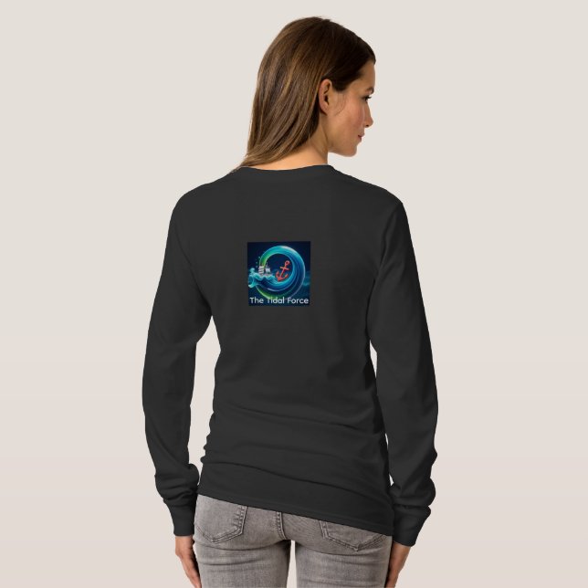 Camiseta A Força das Marés (Parte Traseira Completa)