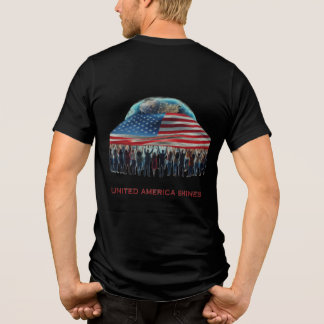 Camiseta A força dos Estados Unidos brilha