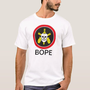 Camiseta A força policial do Special de BOPE Tropa De Elit