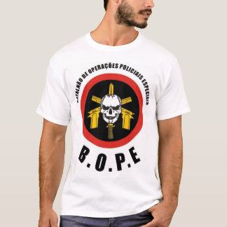 Camiseta A força policial do Special de BOPE Tropa De Elite