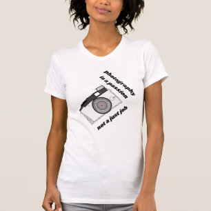 Camiseta A fotografia é uma paixão não apenas um ângulo