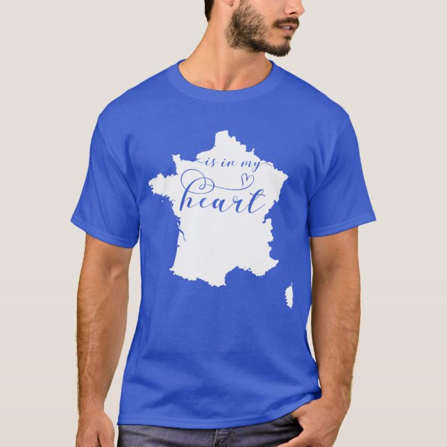 Camiseta A França Está No Meu Coração (Frente)