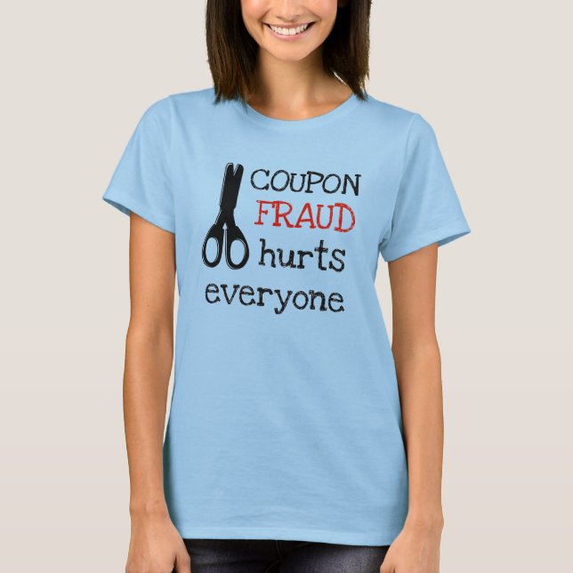 Camiseta A Fraude De Cupom Dói (Frente)