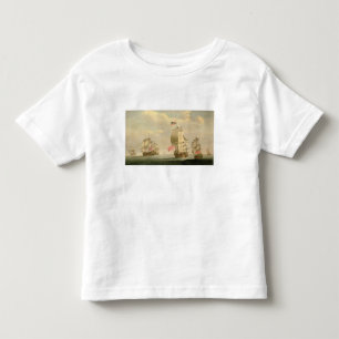Camiseta A frota inglesa sob a vela