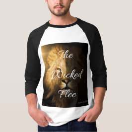 Camiseta A Frota Wicked Proverbs 28:1 KJV Men 3/4