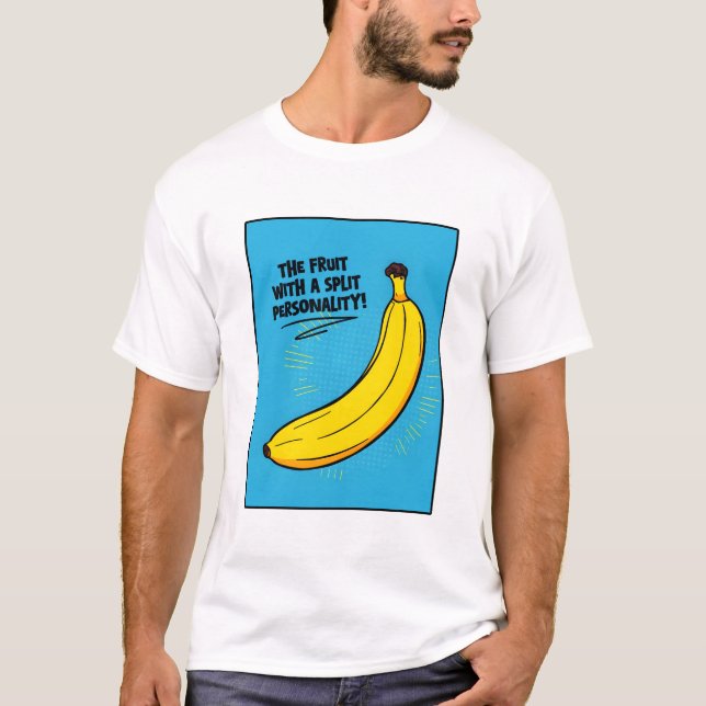 Camiseta A fruta com personalidade dividida! (Frente)