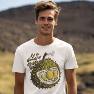 Camiseta A Fruta divina de Durian: Deixe a Fruta falar
