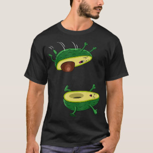 Camiseta A fruta do salto de abacate kawaii