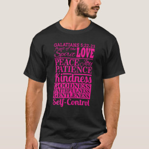 Camiseta A Fruta Dos Galatianos Espirituosos 5 22 23 T Shir