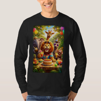Camiseta A fun & colorful Zoo Birthday Party