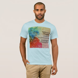 Camiseta A fundação de Intellegere acredita em andamento.