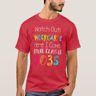 Camiseta A Futura Classe De 2035 Assista Ao Jardim De Infân
