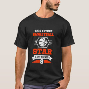 Camiseta A Futura Estrela De Basquete Acabou De Virar Nasci