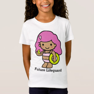 Camiseta A futura garota bonita salva-vidas