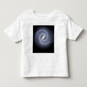 Camiseta A galáxia da Via Láctea (anotada)