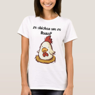 Camiseta a galinha do ze comeu o lama do ze?