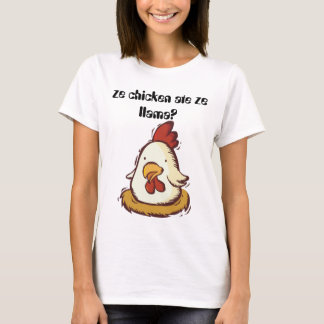 Camiseta a galinha do ze comeu o lama do ze?