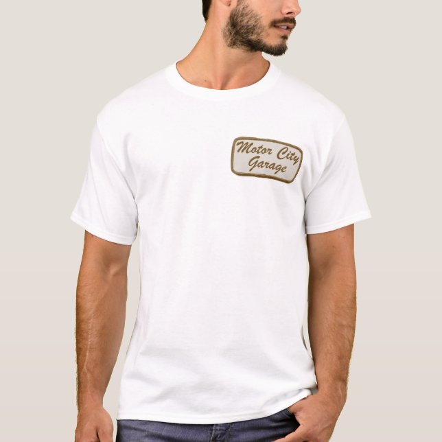 Camiseta A garagem 2 da cidade do motor tomou partido (Frente)