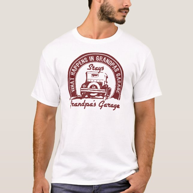 Camiseta A garagem do vovô (Frente)