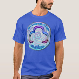 Camiseta A garganta Chakra - Símbolo Abundance