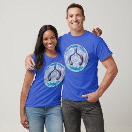Camiseta A garganta Chakra - Símbolo da vida respiratória