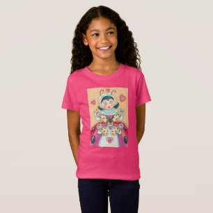 Camiseta A GAROTA DA Família Bebê Ladybugs NÃO VAI CAMpar R