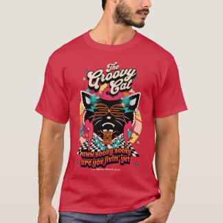 Camiseta A garota do gato Groovy