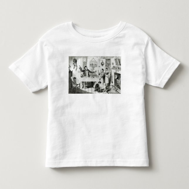 Camiseta A garrafa, placa mim (Frente)
