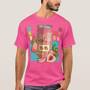 Camiseta A Gelada De Pêssego Japonês