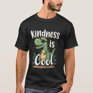 Camiseta A Gentileza É Legal Gentileza de Dinossauro