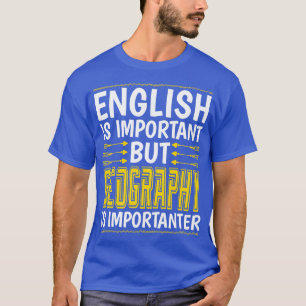 Camiseta A Geografia É Importante