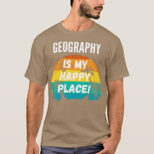 Camiseta A Geografia É Meu Lugar Feliz
