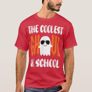 Camiseta A Ghoul Mais Fria Do Colégio Boys Halloween Ghost 