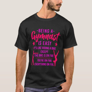 Camiseta A Ginástica É Fácil, É Como A Ridin