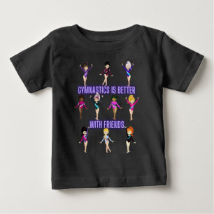 Camiseta A ginástica É Melhor Com Amigos