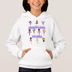 Camiseta A ginástica É Melhor Com Os Amigos Hoodie