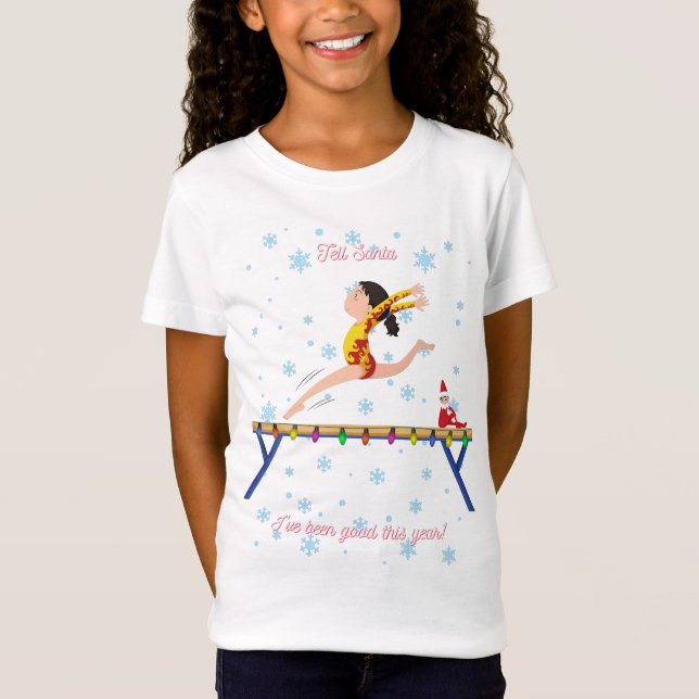 Camiseta A Ginástica Que Elf Está Assistindo (Frente)